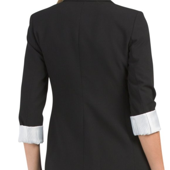 *HP* NWT! Tahari ASL Cuff Sleeve Notch Jacket / Blazer - Picture 3 of 16